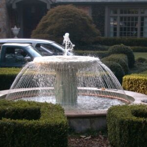 Elevate your concrete fountain with custom spray ring