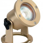 311BR LED 30' cord 3W underwater light Natural Brass