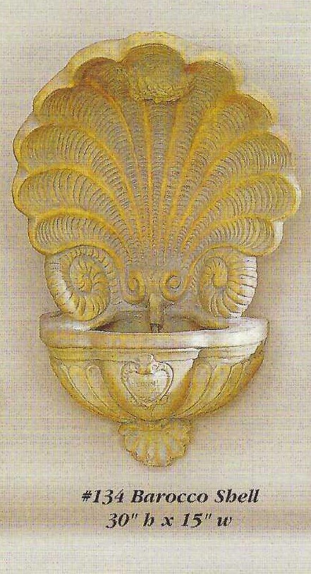 Shell Wall Fountain