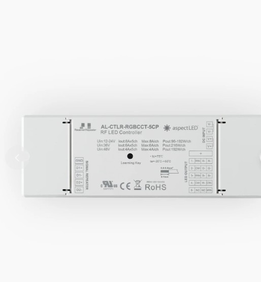 Wireless RGBCCT 5 Channel LED Controller