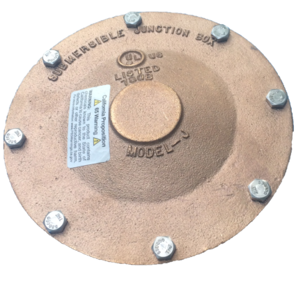 Underwater brass junction box