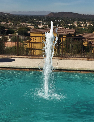 Cascade Telescoping Swimming Pool Fountain