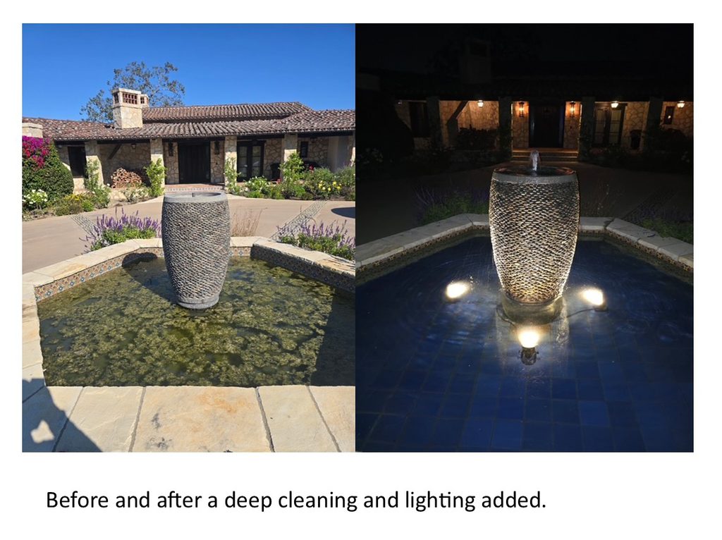 BEFORE AND AFTER WITH LIGHTING