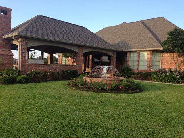 Enhanced front yard spray ring